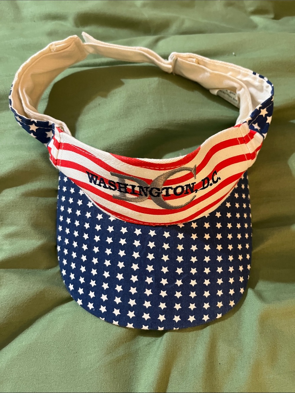 Washington D.C. Stars & Stripes Visor - Red White Blue